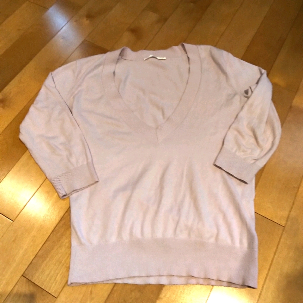 Deep V-neck Sweater